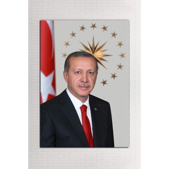 Recep Tayyip Erdoğan Kanvas Tablo