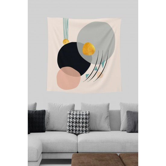 Duvar Örtüsü Soyut Sanatsal Dekoratif Duvar Örtüsü